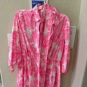 Lilly Pulitzer cute, pink, summer dress.